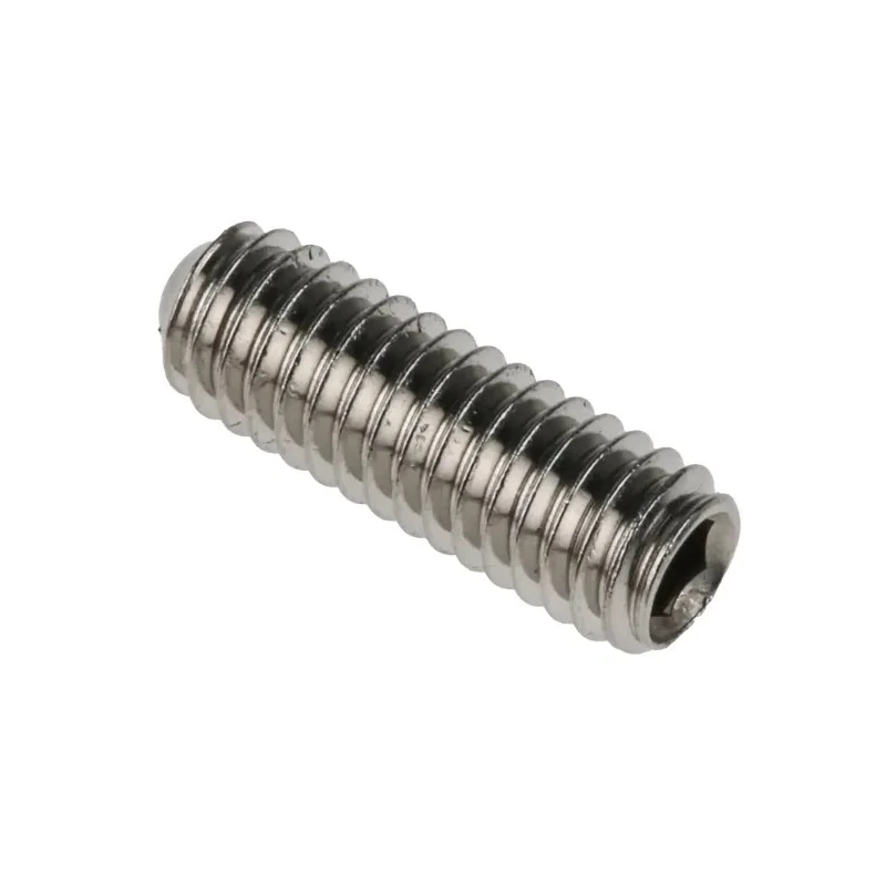 RS PRO Stainless Steel Grub Screw M4 x 12 mm Plain Cup, Hex Socket Set, DIN 916, A2 304 137-764