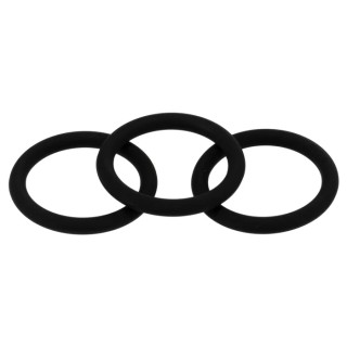 RS PRO Fluorocarbon Elastomer O-Ring, Black, 17.12 mm ID, 22.36 mm OD, 2.62 mm Thickness, Shore 70 Hardness, 129-101