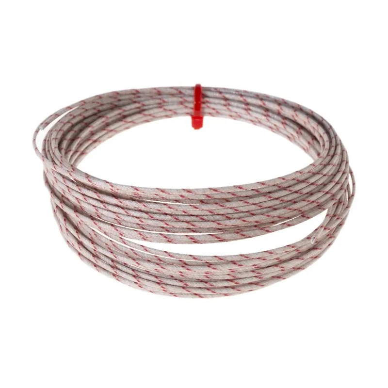 RS PRO KX Series Type K Thermocouple Extension Cable, Screened, 10m Fibreglass Insulation, 350°C Max, Flat Pair 1 x 151-209