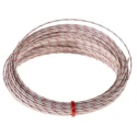 RS PRO KX Series Type K Thermocouple Extension Cable, Screened, 10m Fibreglass Insulation, 350°C Max, Flat Pair 1 x 151-209