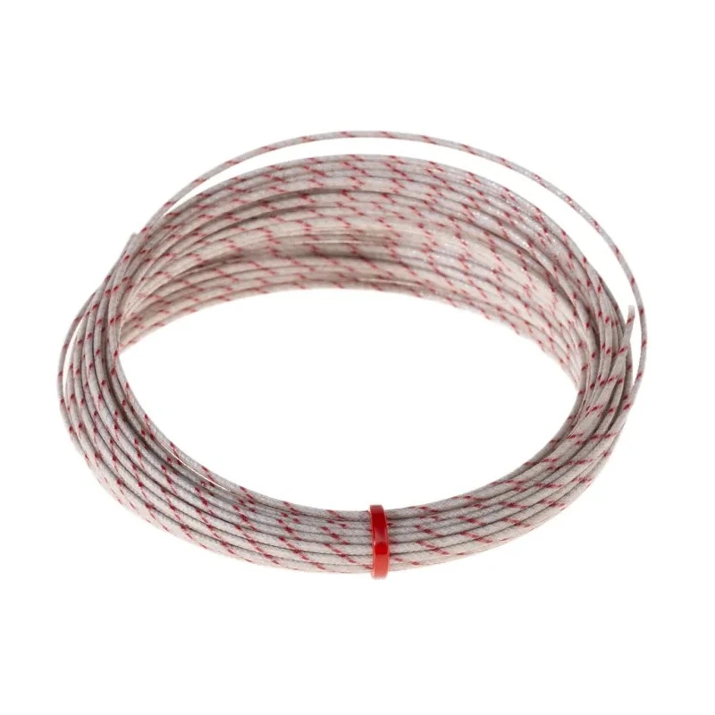 RS PRO KX Series Type K Thermocouple Extension Cable, Screened, 10m Fibreglass Insulation, 350°C Max, Flat Pair 1 x 151-209