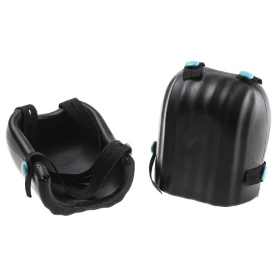 RS PRO Black Polyurethane Foam Knee Pad, Water Resistant, Single Adjustment Strap 154-813