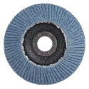 3M 566A Zirconia Aluminium Flap Disc, 125 mm, Coarse Grade, P40 Grit, Quick Change, 22 mm Center Hole, 12000 3M556D B61792