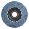 3M 566A Zirconia Aluminium Flap Disc, 125 mm, Coarse Grade, P40 Grit, Quick Change, 22 mm Center Hole, 12000 3M556D B61792