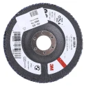 3M 566A Zirconia Aluminium Flap Disc, 125 mm, Coarse Grade, P40 Grit, Quick Change, 22 mm Center Hole, 12000 3M556D B61792
