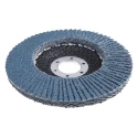 3M 566A Zirconia Aluminium Flap Disc, 125 mm, Coarse Grade, P40 Grit, Quick Change, 22 mm Center Hole, 12000 3M556D B61792