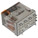 Finder Power Relay 230V AC Coil 12A Switching Current 4PDT Quick Connect Silver Alloy Contacts 56.34.8.230.0040