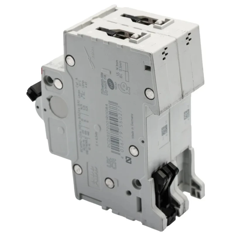 ABB System Pro M Compact S200M Miniature Circuit Breaker 2-Pole, 8A, Type C, 440V AC, 125V DC, 10kA 2CDS272001R0084 S202M-C8