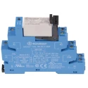 Finder 38 Series Interface Relay DIN Rail 24V DC DPDT 19.5mA 8A 1230Ω 250VAC 38.52.7.024.0050