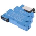 Finder 38 Series Interface Relay DIN Rail 24V DC DPDT 19.5mA 8A 1230Ω 250VAC 38.52.7.024.0050