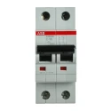 ABB System Pro M Compact S200M Miniature Circuit Breaker 2-Pole 16A Type C 440V AC 125V DC 10 kA 2CDS272001R0164 S202M-C16