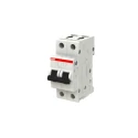 ABB System Pro M Compact S200M Miniature Circuit Breaker 2-Pole 16A Type C 440V AC 125V DC 10 kA 2CDS272001R0164 S202M-C16