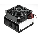 Thermo Electric Devices Universal Aluminium Heatsink 77mm Height, 100mm Length, 101.6mm Width, Black TDEX3132/100/FMF12G