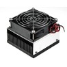 Thermo Electric Devices Universal Aluminium Heatsink 77mm Height, 100mm Length, 101.6mm Width, Black TDEX3132/100/FMF12G