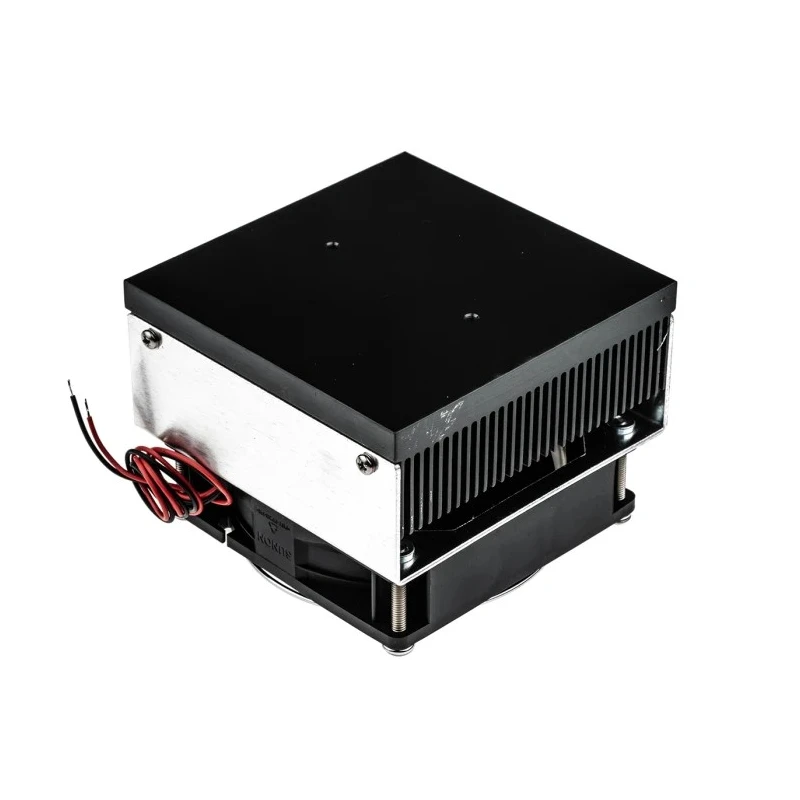 Thermo Electric Devices Universal Aluminium Heatsink 77mm Height, 100mm Length, 101.6mm Width, Black TDEX3132/100/FMF12G