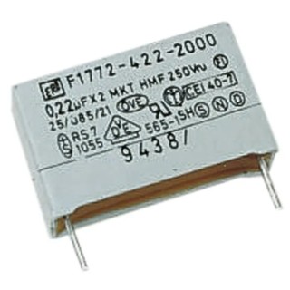 Vishay 150nF 310V AC/DC Film Capacitor, Through Hole, 15mm Pitch F17724152260