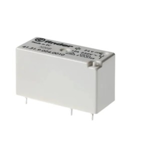 Finder PCB Power Relay 24V DC Coil SPDT 12A Switching Current Solder Terminal 41.31.9.024.0010