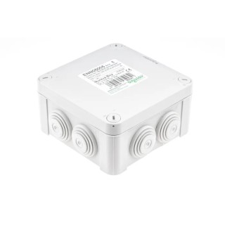 Schneider Electric Mureva Series Polypropylene Junction Box, IP55, 105 × 105 × 55 mm, Grey ENN05005