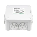 Schneider Electric Mureva Series Polypropylene Junction Box, IP55, 105 × 105 × 55 mm, Grey ENN05005