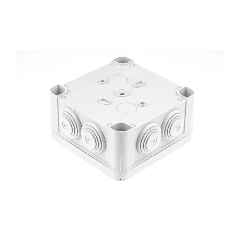 Schneider Electric Mureva Series Polypropylene Junction Box, IP55, 105 × 105 × 55 mm, Grey ENN05005