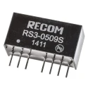 Recom DC/DC Converter, 9V DC Output, 333 mA, 5V DC Input, 4.5V Min Input, 3W Power, Through Hole, SIP, -40°C to RS3-0509S