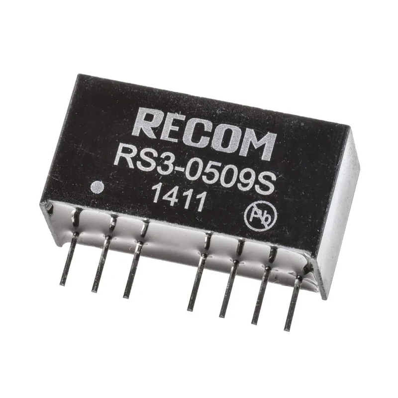Recom DC/DC Converter, 9V DC Output, 333 mA, 5V DC Input, 4.5V Min Input, 3W Power, Through Hole, SIP, -40°C to RS3-0509S