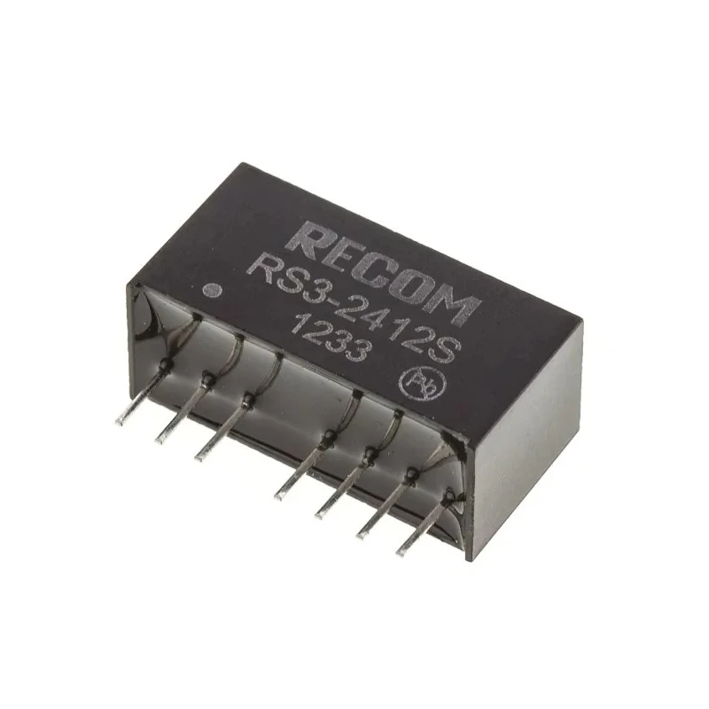 Recom RS3 Series DC/DC Converter, 12V DC Output, 250 mA, 36V/18V Input, 3 W, Through Hole, SIP, -40°C to 85°C RS3-2412S