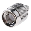 RS PRO TNC Series Coaxial Connector Cable Male TNC, 75 Ω, Straight, RG59/U, Nickel Body, Gold Plated Contact 136-566