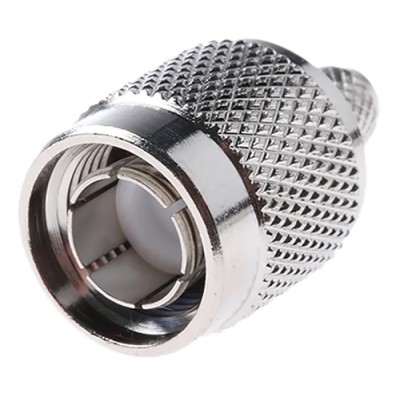 RS PRO TNC Series Coaxial Connector Cable Male TNC, 75 Ω, Straight, RG59/U, Nickel Body, Gold Plated Contact 136-566