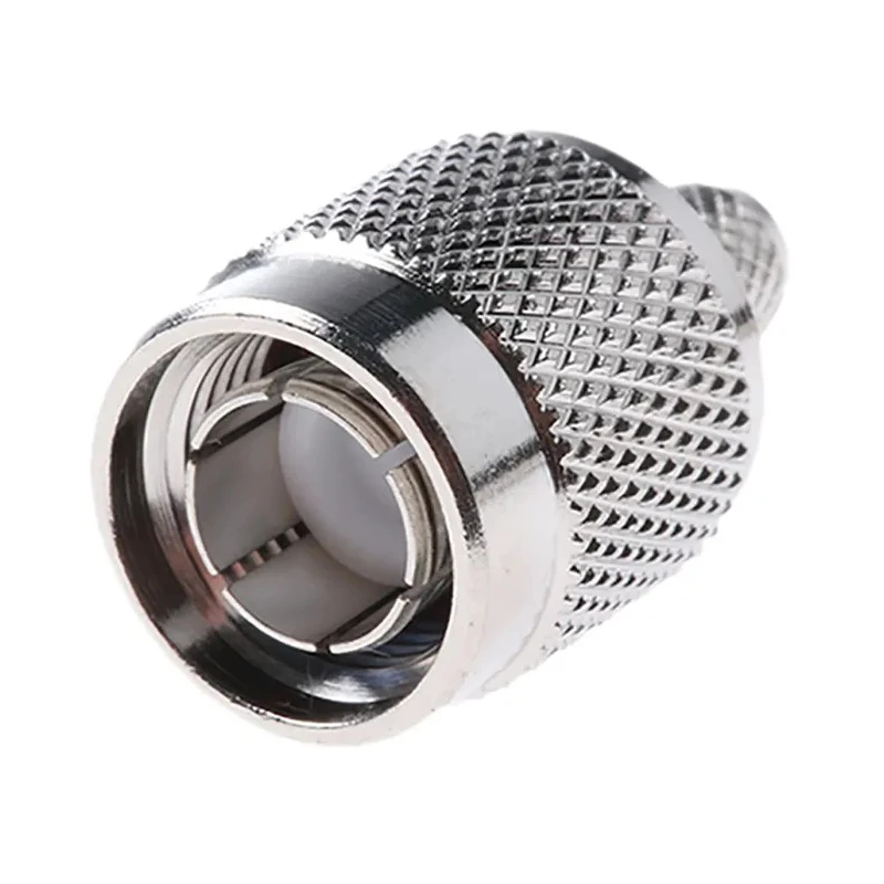 RS PRO TNC Series Coaxial Connector Cable Male TNC, 75 Ω, Straight, RG59/U, Nickel Body, Gold Plated Contact 136-566