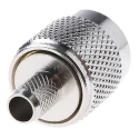 RS PRO TNC Series Coaxial Connector Cable Male TNC, 75 Ω, Straight, RG59/U, Nickel Body, Gold Plated Contact 136-566