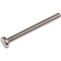RS PRO Slot Pan Stainless Steel Machine Screw M5 50 mm A2 Grade, Slotted Drive, DIN 85, Pan Head 130-684