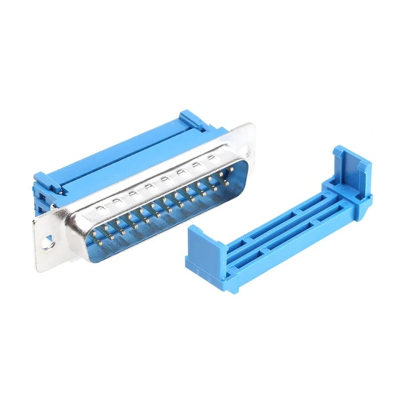 RS PRO 25 Way Straight Cable Mount D-Sub Connector Male, 1.27 mm Pitch, Steel Housing, 1A, 250V 136-471
