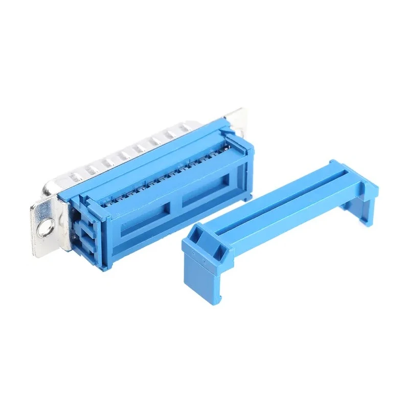 RS PRO 25 Way Straight Cable Mount D-Sub Connector Male, 1.27 mm Pitch, Steel Housing, 1A, 250V 136-471