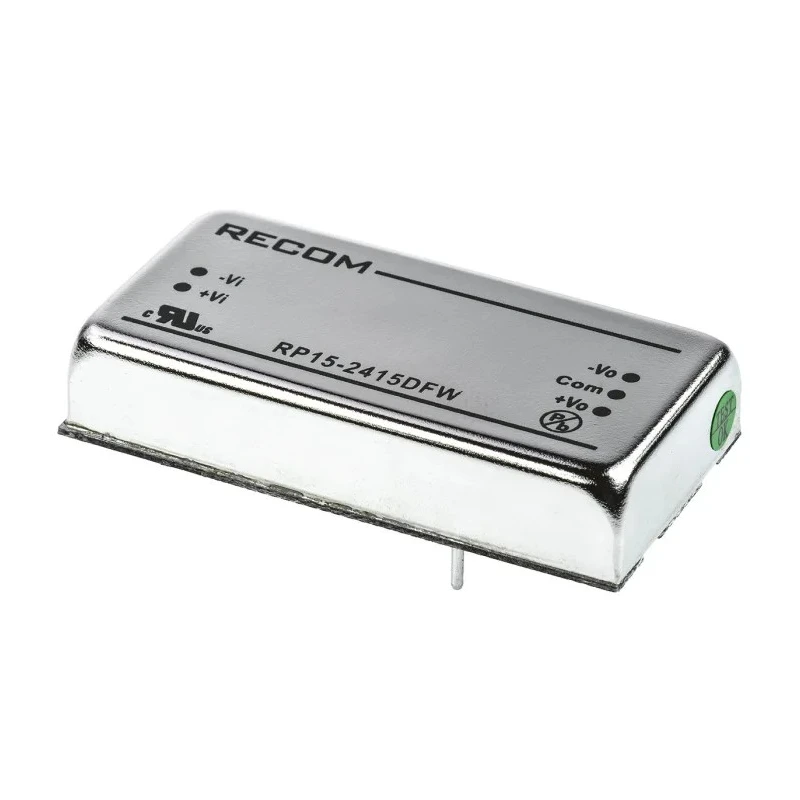 Recom DC/DC Converter Dual Output 15V & -15V 15W, 9–36V DC Input, Through Hole, 85°C Max RP15-FW
