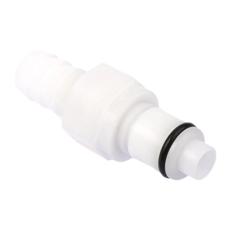 Colder Products Hose Connector 9.53 mm ID, Threaded, Acetal Body, 8.3 bar, White PLCD22006