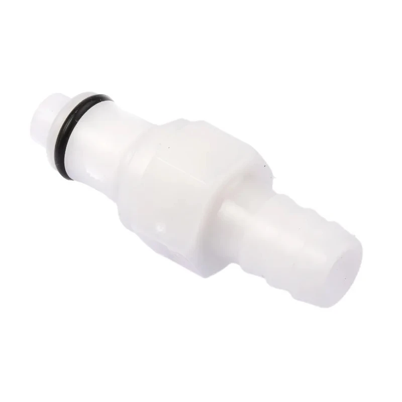 Colder Products Hose Connector 9.53 mm ID, Threaded, Acetal Body, 8.3 bar, White PLCD22006