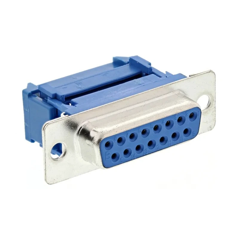 RS PRO 15 Way Straight Cable D-Sub Connector Female, 1.27 mm Pitch, 1A, Metal Shell, IDC, 250V 138-017