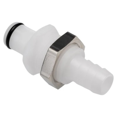 Colder Products Hose Connector 9.53 mm ID Threaded, Acetal Body, 8.3 bar, PLC42006