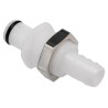 Colder Products Hose Connector 9.53 mm ID Threaded, Acetal Body, 8.3 bar, PLC42006
