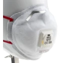 3M FFP3 Disposable Face Mask Valved Cup, 8300 Series, 10 Per Pack, Moulded, EN 149:2001+A1:2009, 