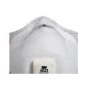 3M FFP3 Disposable Face Mask Valved Cup, 8300 Series, 10 Per Pack, Moulded, EN 149:2001+A1:2009, 