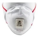 3M FFP3 Disposable Face Mask Valved Cup, 8300 Series, 10 Per Pack, Moulded, EN 149:2001+A1:2009, 