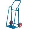 RS PRO Medium Duty Tubular Steel Cylinder Truck, Tubular Steel Frame, 150 kg Load, 200 mm Wheels, 520 mm Plate Depth, 134-213