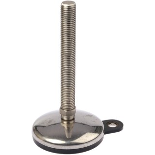 Nu-Tech Engineering M20 Adjustable Foot 100 mm Diameter, Stainless Steel, 1000 kg Static Load Capacity, 3.5° Tilt A205/011