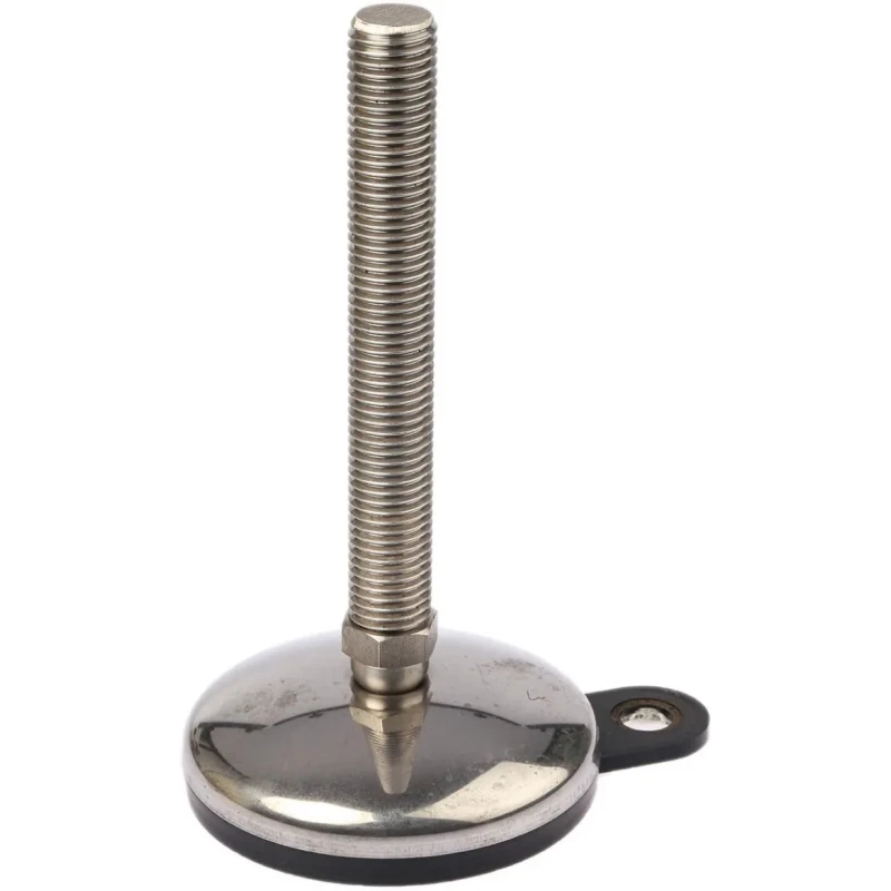 Nu-Tech Engineering M20 Adjustable Foot 100 mm Diameter, Stainless Steel, 1000 kg Static Load Capacity, 3.5° Tilt A205/011
