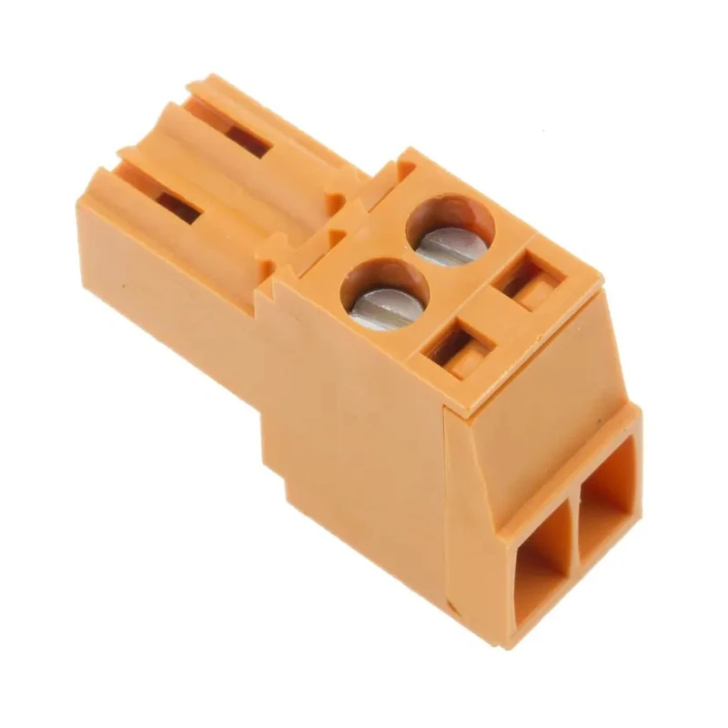 Weidmüller BL Series Pluggable Terminal Block, 2-Contact, 3.5 mm Pitch, 1 Row, 300V, Female, Orange, 1597360000