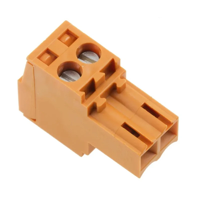 Weidmüller BL Series Pluggable Terminal Block, 2-Contact, 3.5 mm Pitch, 1 Row, 300V, Female, Orange, 1597360000