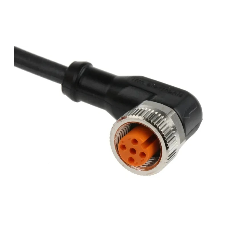 ifm electronic Female 4-Way M12 Sensor Actuator Cable, Polyurethane Jacket, 5 m, 36V DC, EVC008