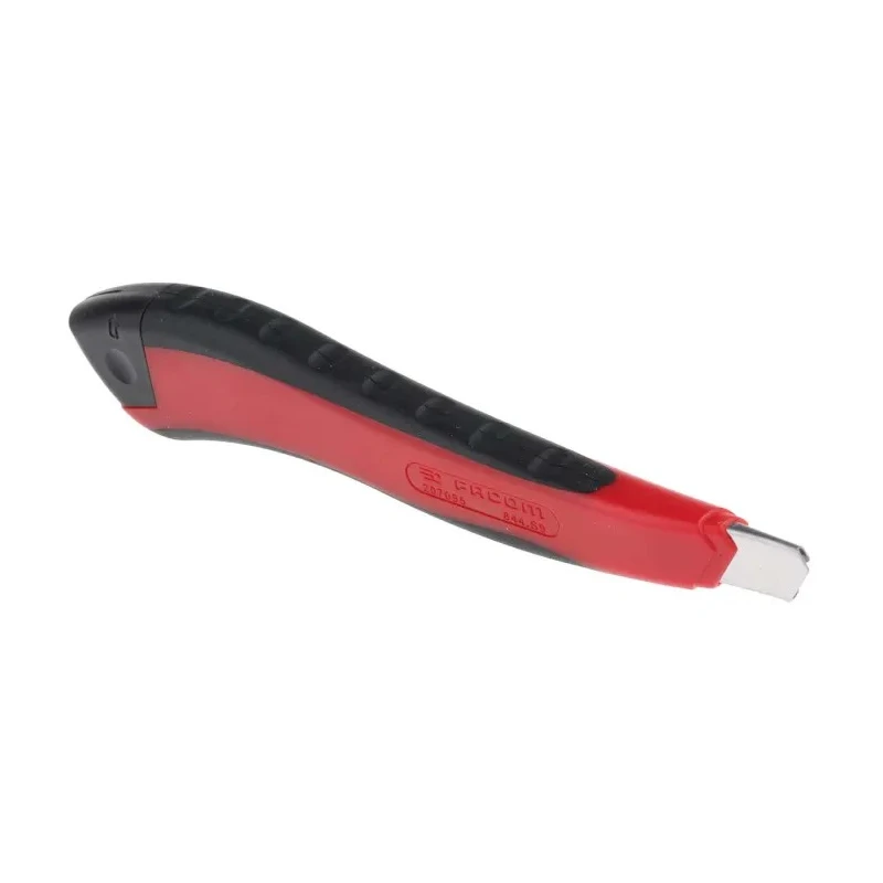 Facom Safety Knife with Snap-off Blade, Retractable, Stainless Steel, Light Duty, 84 mm Blade, 844.S9PB